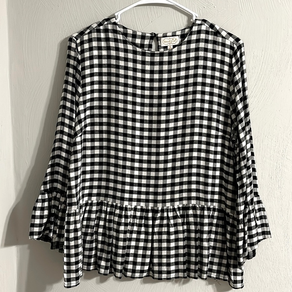 Mud Pie Gingham Top